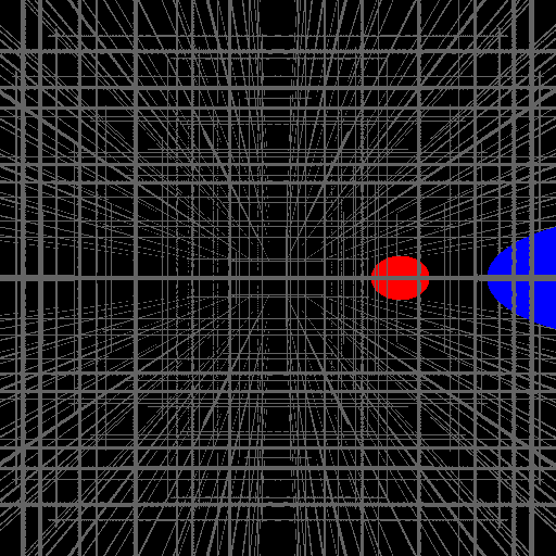 animation with gray grid lines