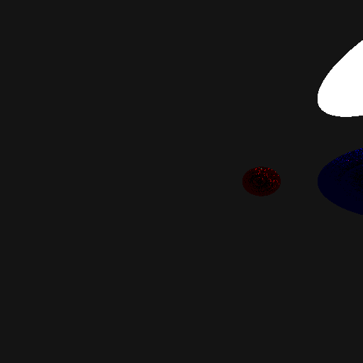 ray tracing with a light emitting object